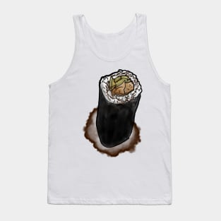 Soy Sauce spill - Sushi roll - watercolour Tank Top